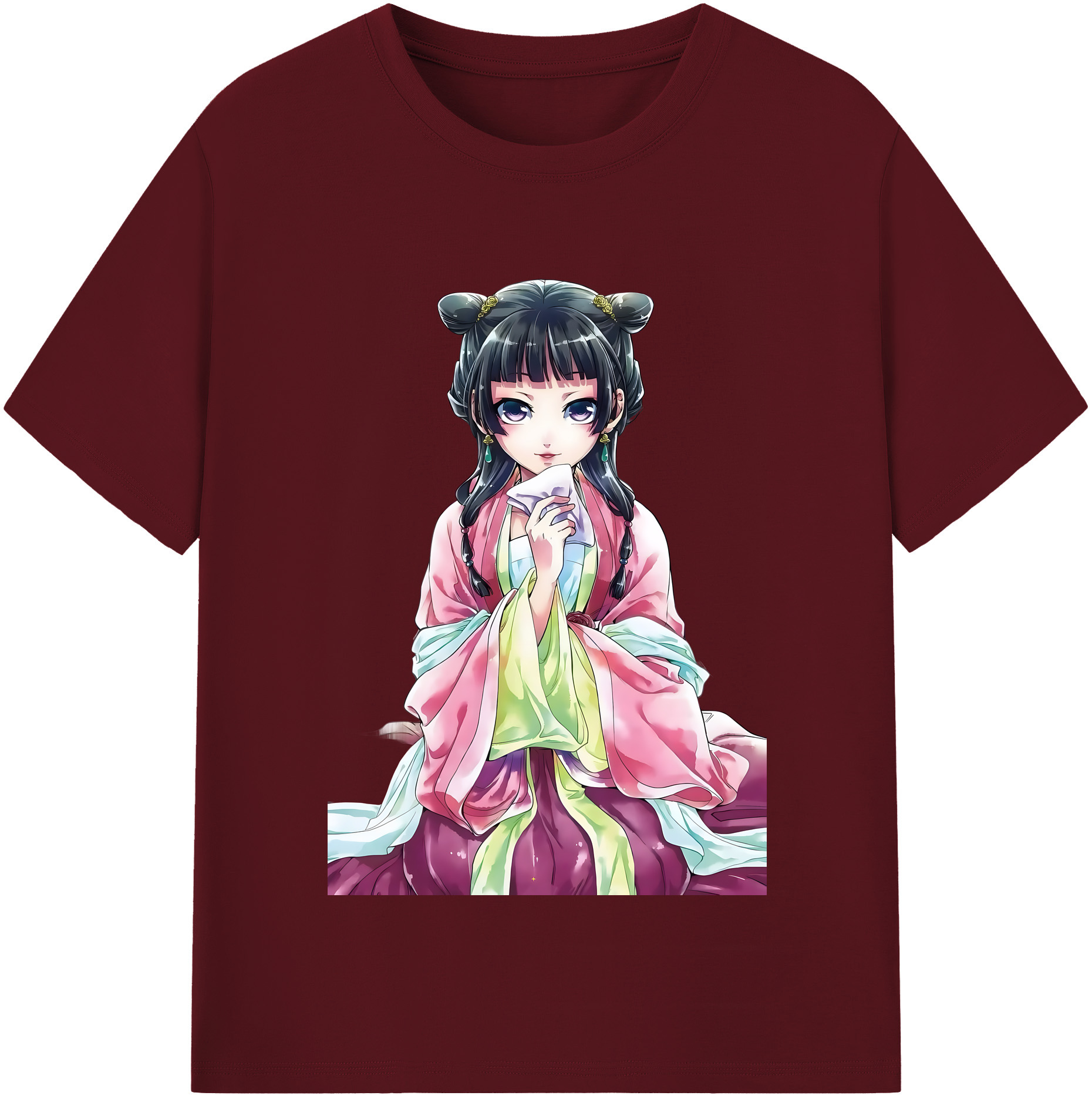 （画像用） 薬屋のひとりごと The Apothecary Diaries 綿100％半袖Tシャツ（フロントプリント）